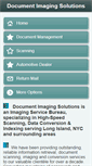 Mobile Screenshot of documentimagingsolutions.com